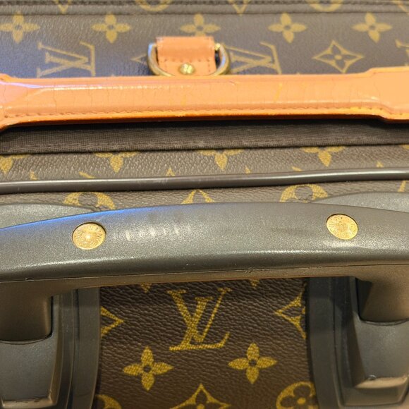 Louis Vuitton Pegase 55 Monogram Rolling Suitcase Carry-On โ Authentic - Picture 14 of 16
